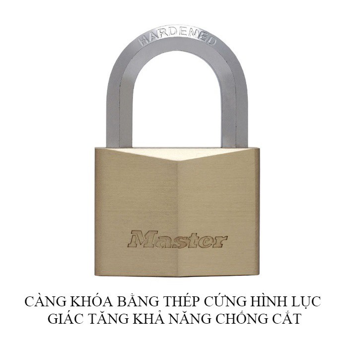 Ổ Khóa Master Lock 1165 EURD Thân Đồng Rộng 60mm Dầy XXL