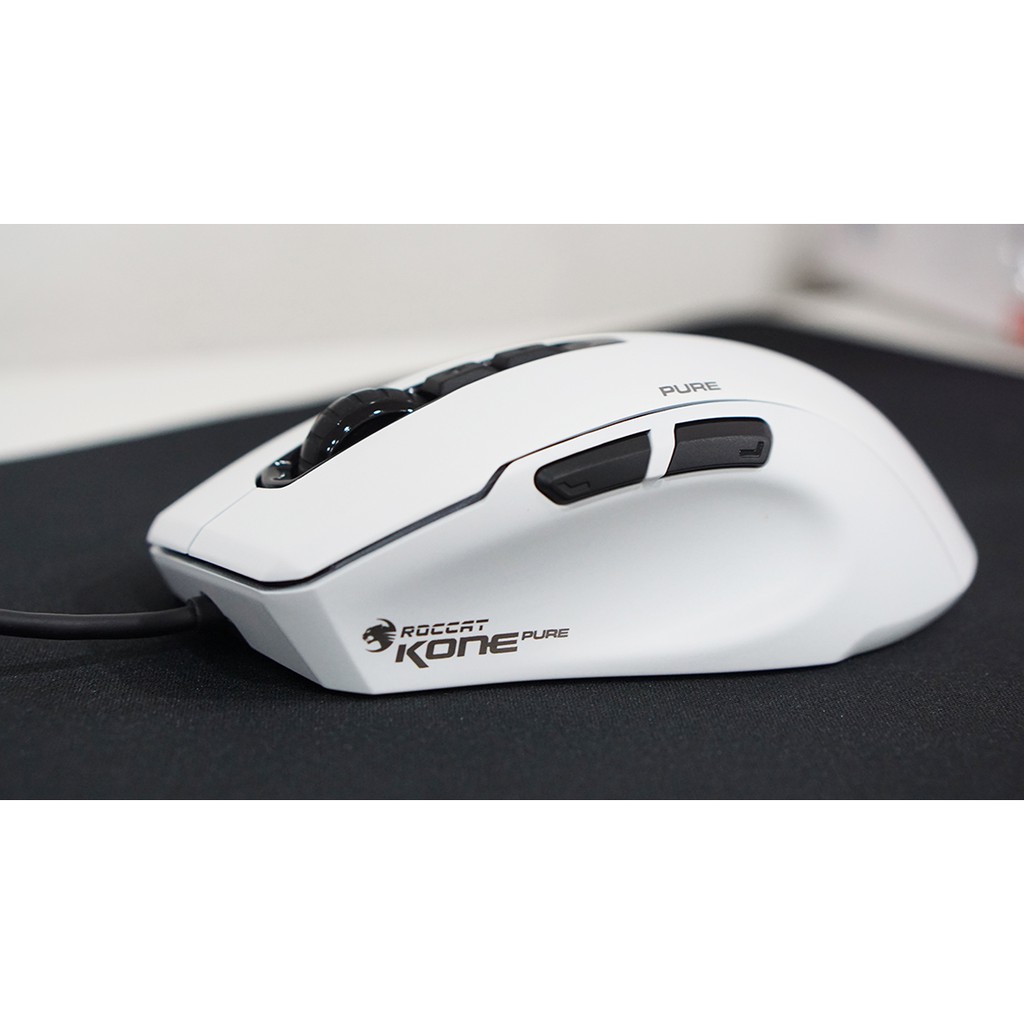 Chuột Gaming Roccat Kone Pure SEL Trắng Đen (Roccat Kone Pure SEL Gaming Mouse)