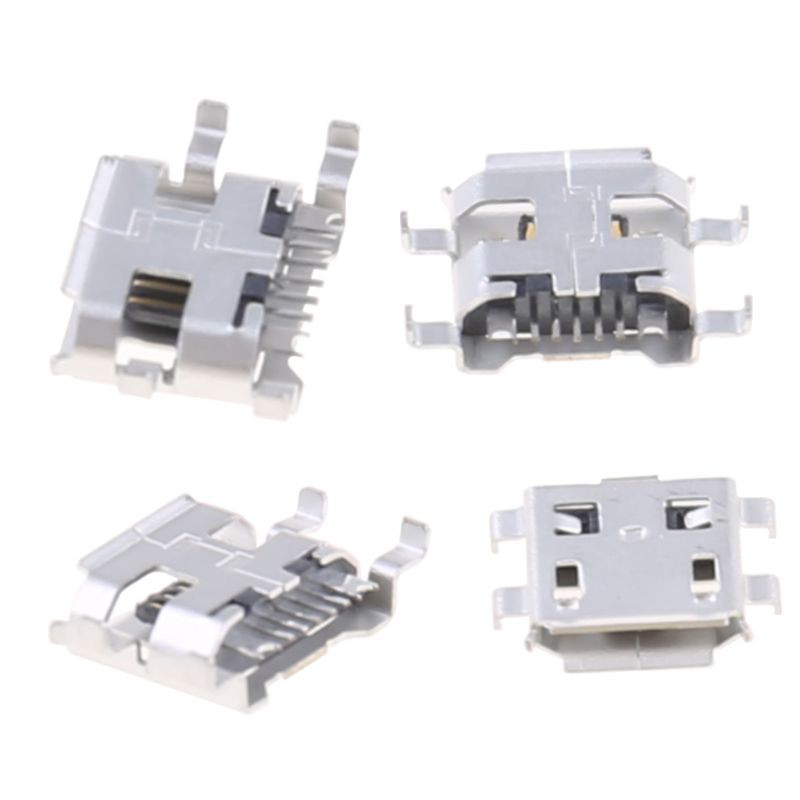 Bộ 10 đầu nối Micro Usb Type B 5 chân 0.72mm cao cấp cho máy tính bảng / điện thoại