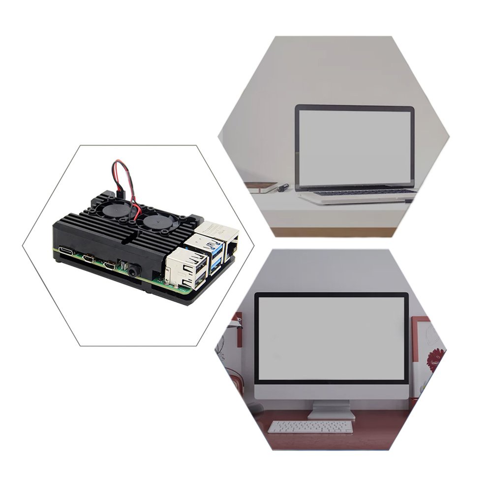 Vỏ Bảo Vệ Bằng Hợp Kim Nhôm Cnc Cho Raspberry Pi 4 Model | WebRaoVat - webraovat.net.vn