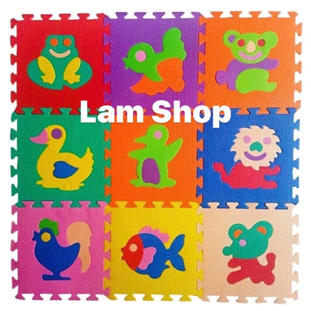 10 Thảm xốp cho bé 30cm x 30cm Thảm Lót Sàn