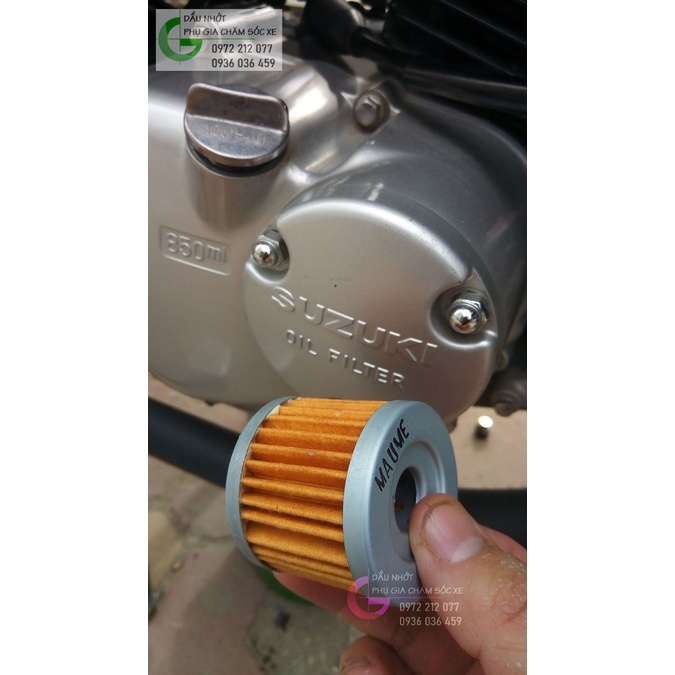 Lọc nhớt chính hãng Suzuki Raider 150/ Satria F 150, GSX, Bandit, Impulse...