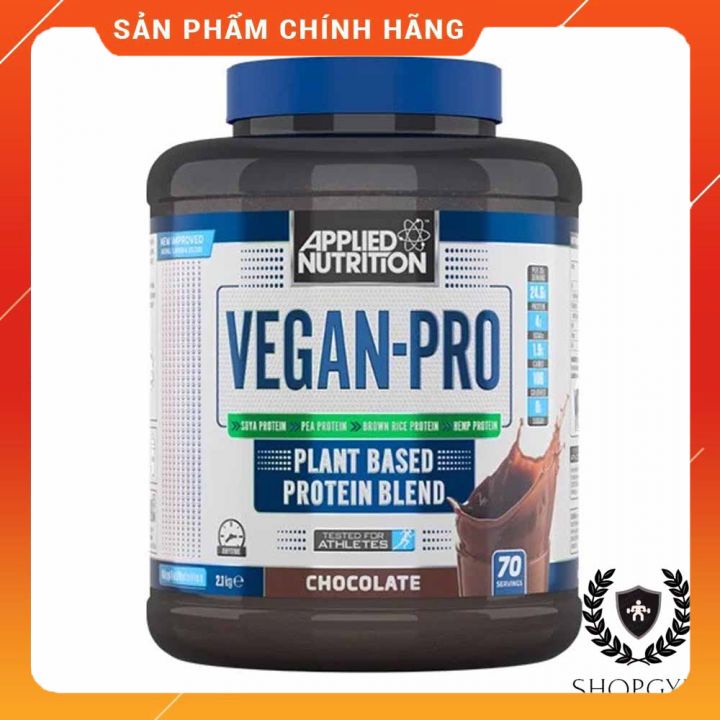 Applied Nutrition Vegan Pro 2.1Kg, 70 lần dùng ⚡Chính Hãng⚡ Vegan Protein, Protein thực vật, hỗ trợ tăng cơ