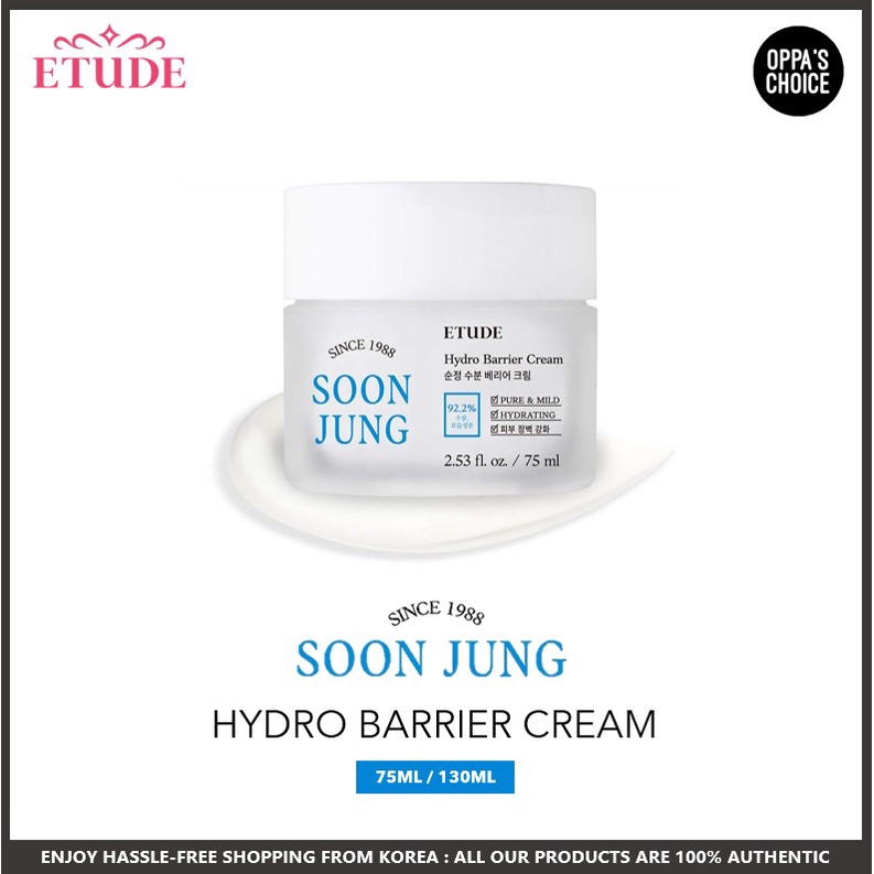 Kem Dưỡng Da Etude Soonjung Hydro Barrier 75Ml / 130Ml