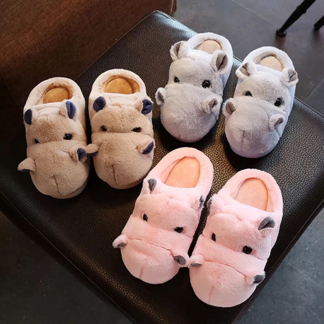 Dép bông hà mã 💣