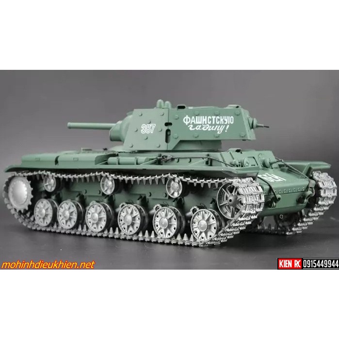 XE TĂNG MÔ HÌNH ĐIỀU KHIỂN TỪ XA KV-1 PRO