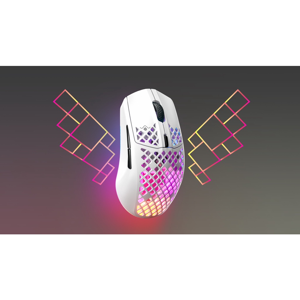 Chuột game không dây Steelseries Aerox 3 Snow