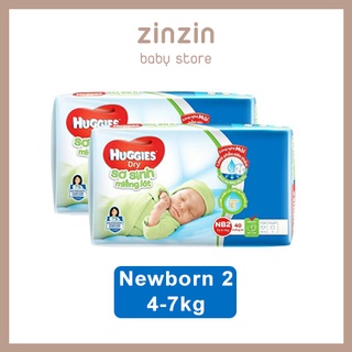 Miếng lót sơ sinh, tã sơ sinh huggies newborn 2 4-7 kg