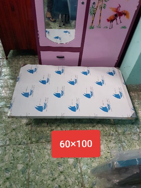 Bàn xếp inox 60×100cm | BigBuy360 - bigbuy360.vn