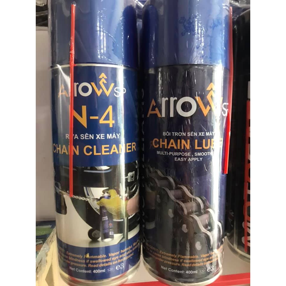 Combo xịt sên và rửa sên ARROWSP