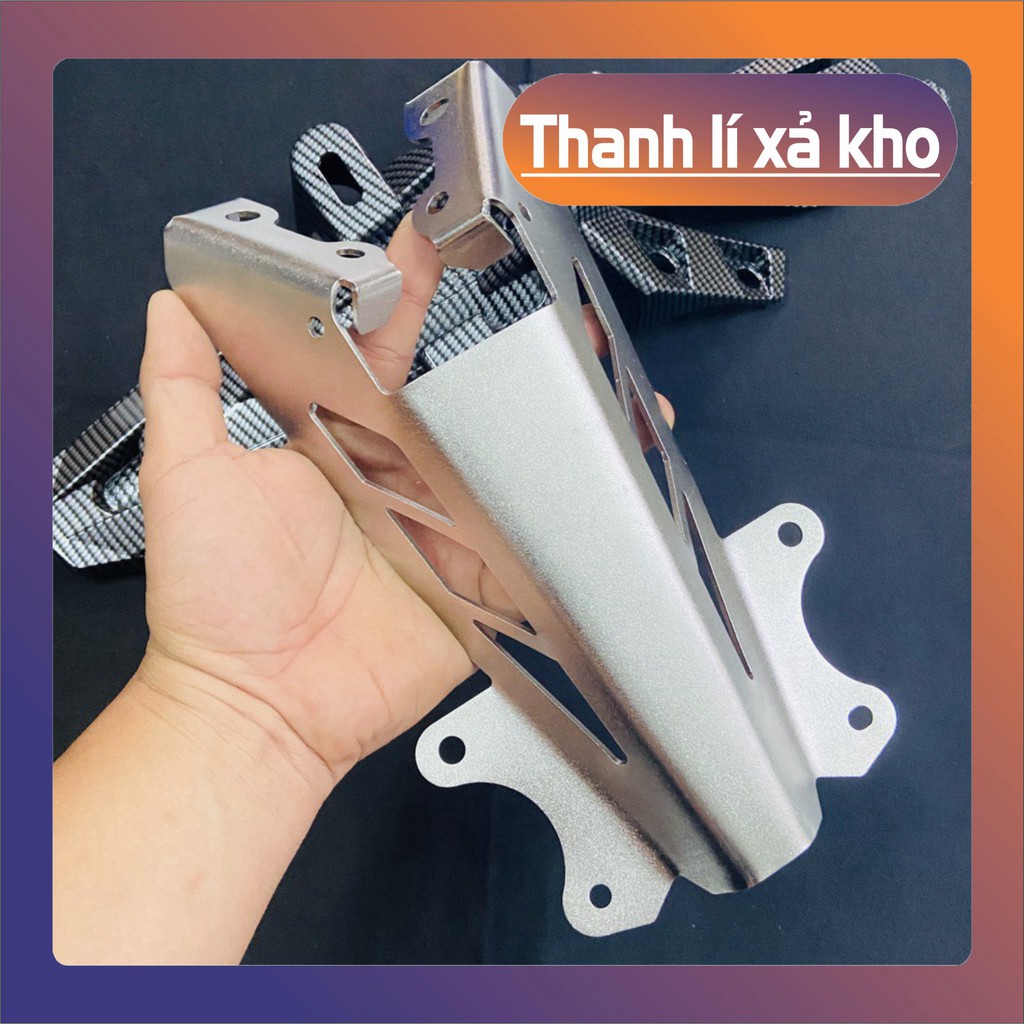 [ XẢ HẾT KHO ] [CỰC MỚI] ỐP ĐUÔI DÈ SAU CHO EXCITER 150 TRANG TRÍ XE CAO CẤP (MÀU BẠC INOX)