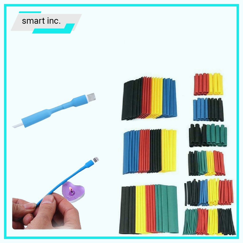 Ống Gen Co Nhiệt Nối Dây Bọc Cách Điện Ống Luồn Dây Điện Bảo Vệ Cáp Sạc