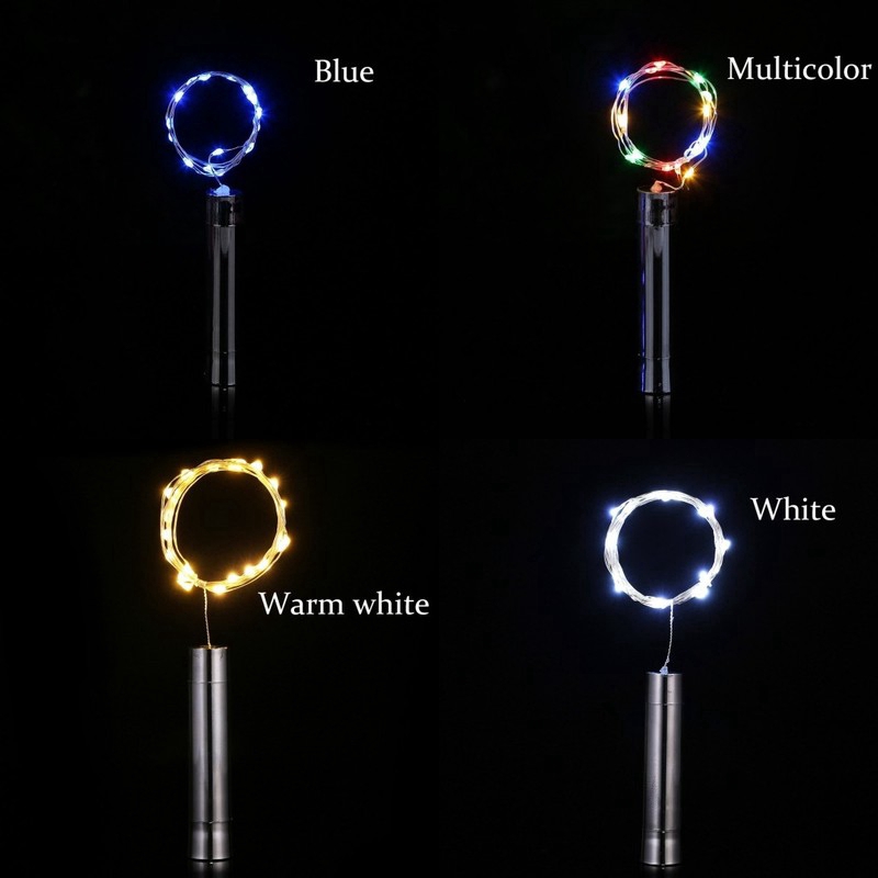 Đèn LED trang trí chai rượu hình nút bần