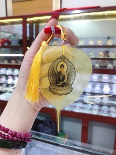 Lá bồ đề dát vàng 10k