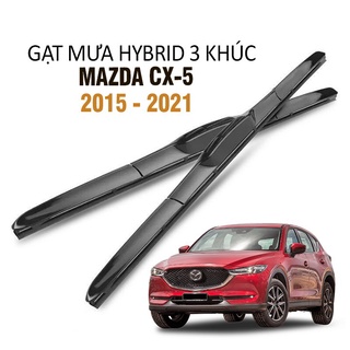 Gạt mưa cho xe mazda cx-5 - 3 khúc lưỡi silicon- tiêu chuẩn - siêu sạch - siêu bền