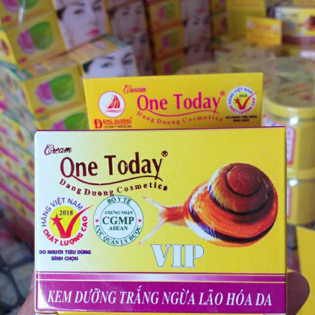 Kem dưỡng trắng da chống lão hoá One today VIP