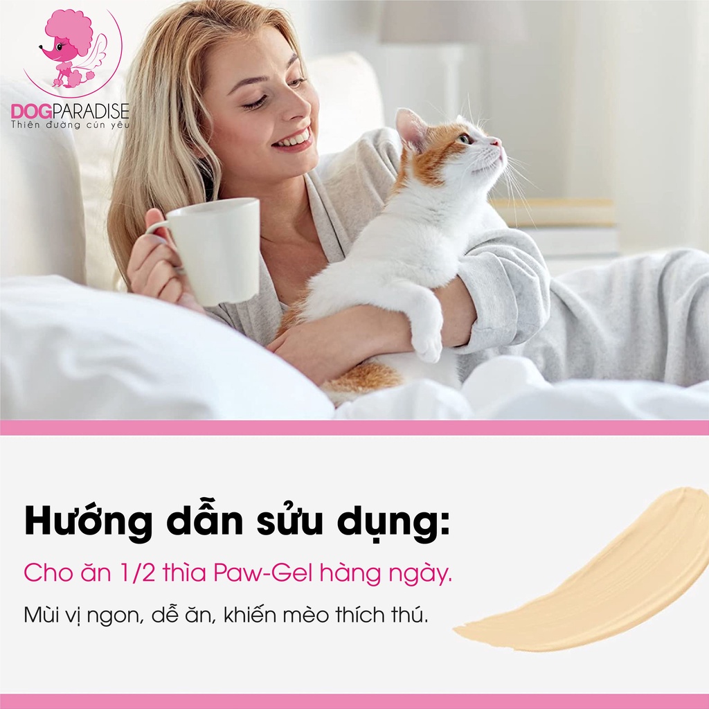 Gel dinh dưỡng hỗ trợ đường tiết niệu cho mèo vị cá hồi NUTRI VET - Dog Paradise