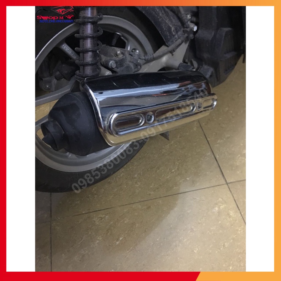 ỐP PÔ INOX SH Ý LẮP CHO SH NHẬP 2010 -2012 VÀ SH VIỆT 2012- 2016 CỰC ĐẸP DÀY VÀ GIỐNG SH Ý 100%