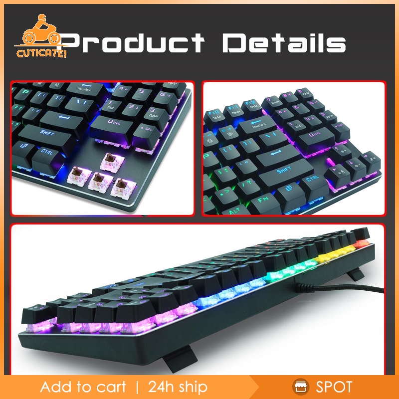 Bàn Phím Cơ Gaming Có Dây 89 Phím