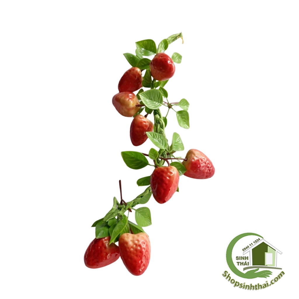 Dây 8 trái dâu đà lạt - Dây củ quả giả cao cấp