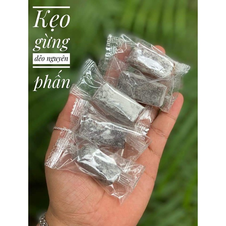 500GR KẸO GỪNG DẺO PHẤN KIÊN LONG- BÁNH LÁ MƠ SHOP