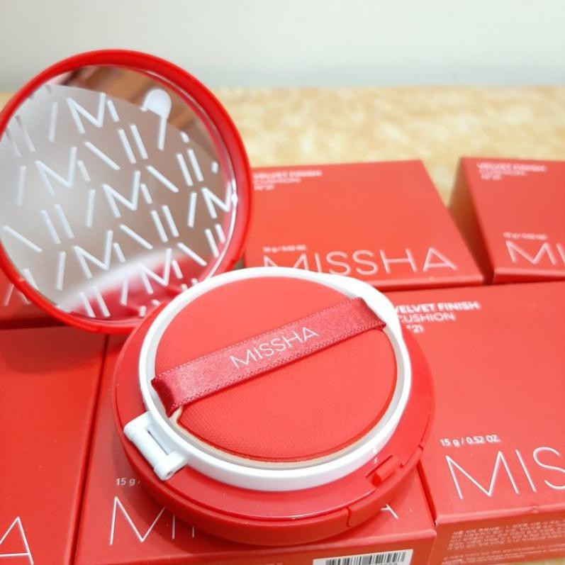 Phấn Nước Missha Velvet Finish Cushion SPF 50 PA+++ 15G Che Phủ Hoàn Hảo | BigBuy360 - bigbuy360.vn