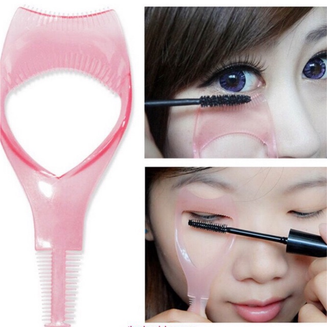 Dụng cụ hỗ trợ chuốt mascara chống lem, kẻ mắt vẽ eyeliner, kẻ đường line