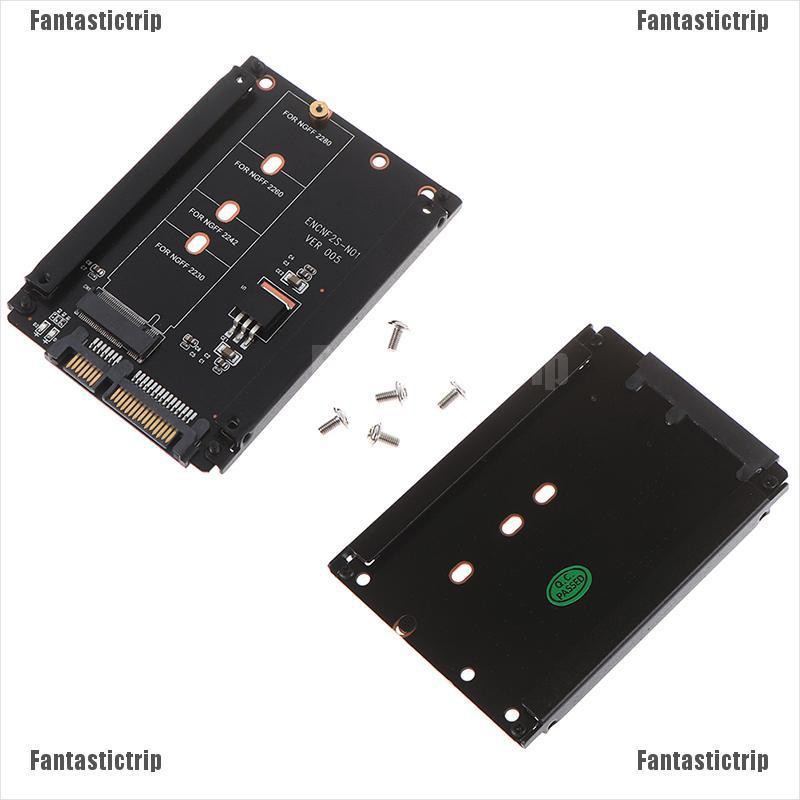 Fantastictrip Metal b+m key m.2 ngff ssd to 2.5 sata 6gb/s adapter card with m2 ngff adapter | BigBuy360 - bigbuy360.vn