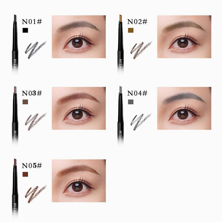 Chì kẻ lông mày hai đầu không thấm nước tiện dụng | BigBuy360 - bigbuy360.vn