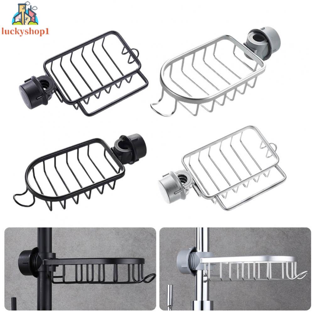 Chảo nhôm tiện lợi và Rag Rack Không gian nhôm thoát nước Rổ đựng vòi nhà bếp Không có đục lỗ Chậu rửa Giá đỡ bằng bọt biển Giá lưu trữ