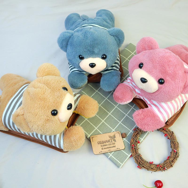 Túi sưởi ấm chân tay hình thú bông, túi chườm bụng giữ nhiệt cắm điện dễ thương NHIỀU MÀU