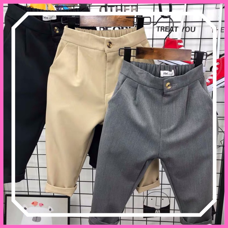 Quần Dài Tây Âu Cho Bé Trai Và Bé Gái, Quần Âu Cho Bé Cân Nặng Từ 6-35Kg BETHOKIDS