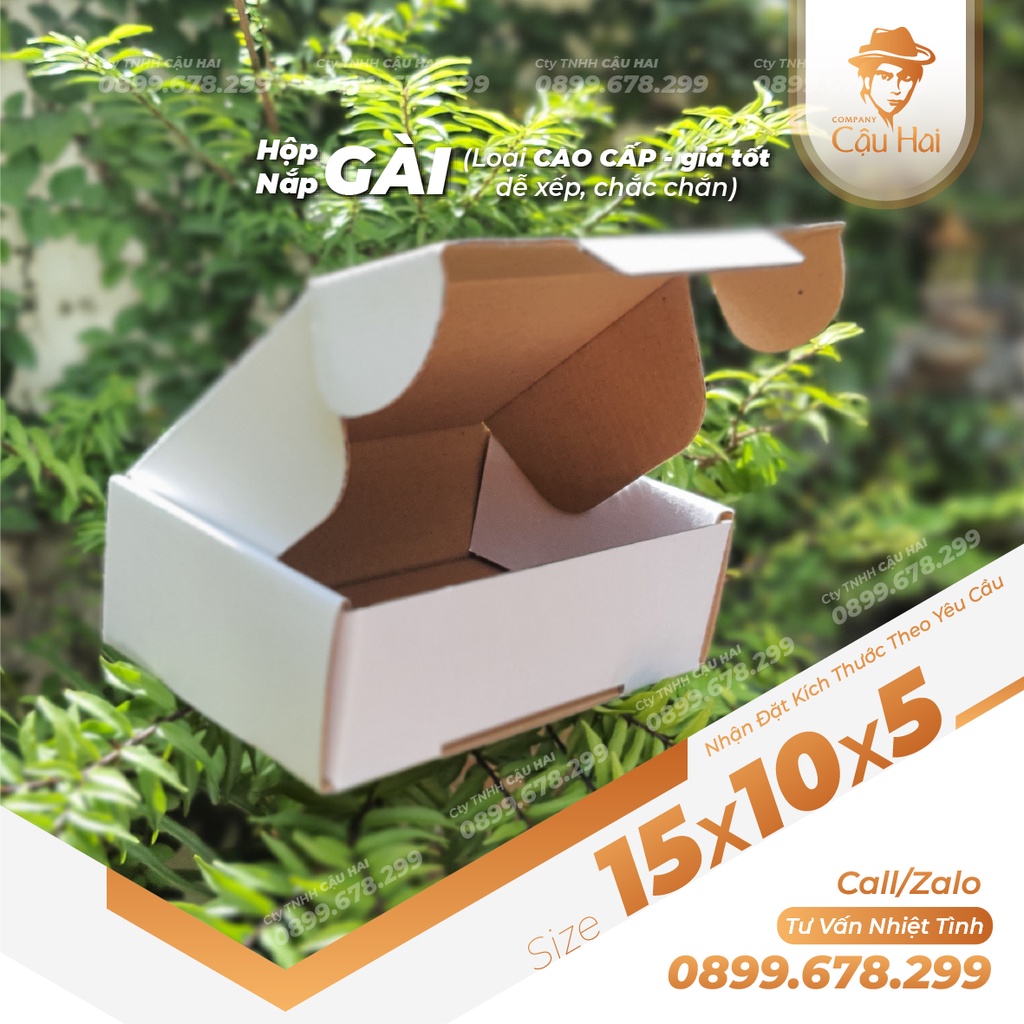 Set 20 hộp carton 15x10x5