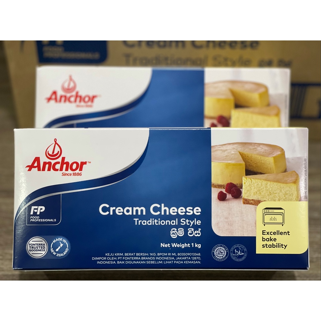 Phô mai Kem hiệu Anchor (Cream cheese Anchor) hộp 1kg. Hàng công ty có sẳn giao ngay