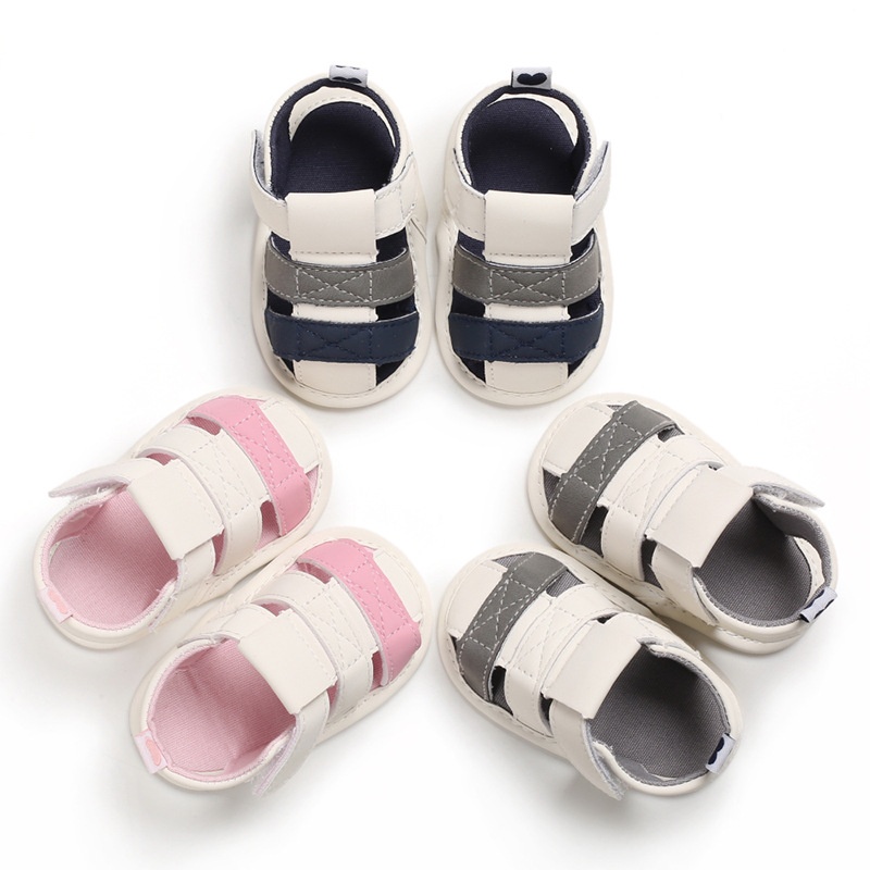 Sandal Tập Đi Cho Bé Đế Mềm Thoáng Khí Chống Trơn Trượt