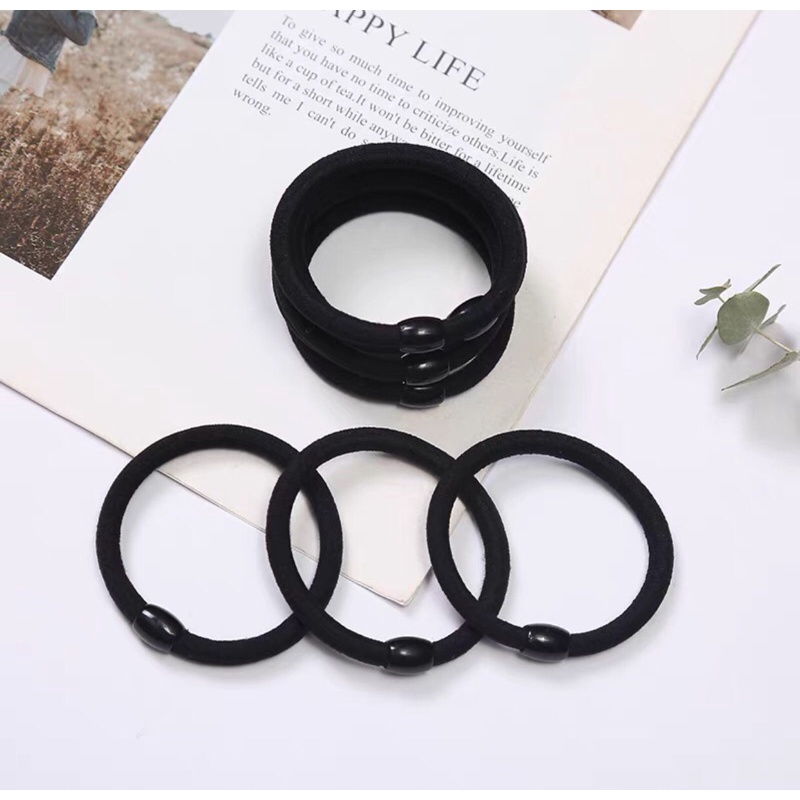 Dây cột tóc trơn đơn giản