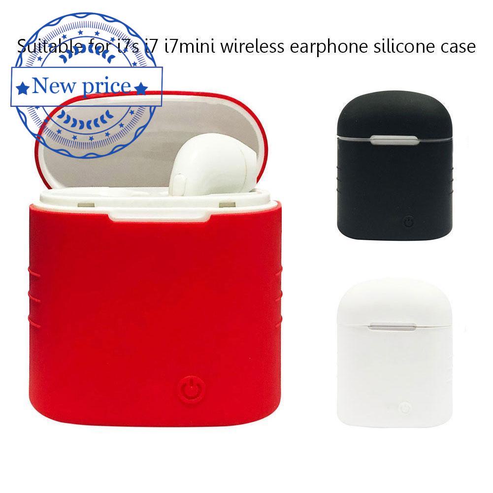 Vỏ bảo vệ hộp sạc tai nghe Airpods Pro / Airpods I7s For L8W1 I7mini I7 Bluetooth Z8O6 bằng silicon mềm