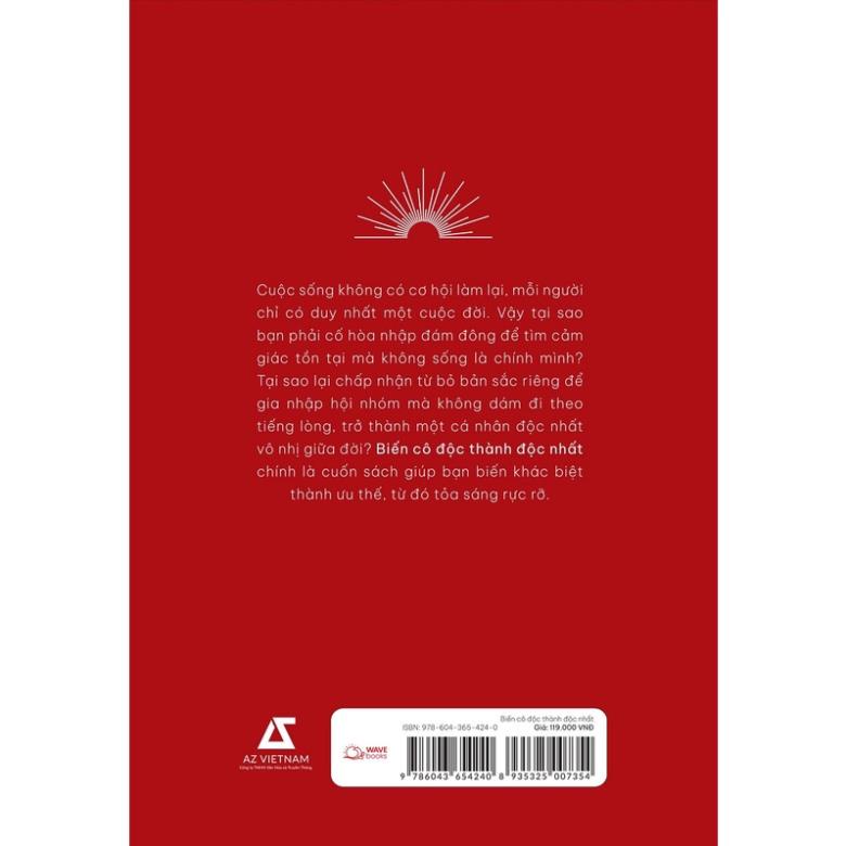 Sách - Biến Cô Độc Thành Độc Nhất - AZVietNam