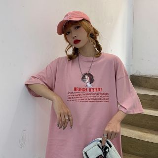 Áo thun tay lỡ unisex cô gái đầu xù😊😊😊