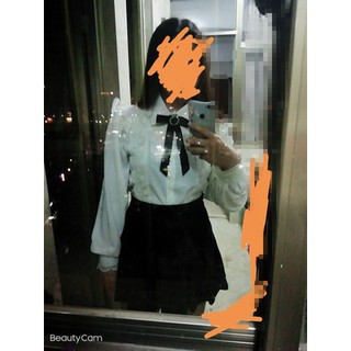 ÁO SƠ MI PHỐI REN KÈM NƠ