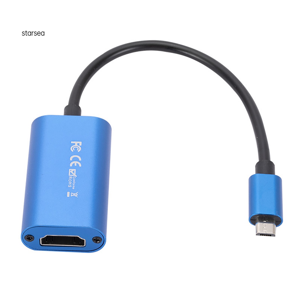 Đầu Chuyển Đổi Thẻ Video Hdmi Sang Micro Usb 4k Hd-Compatible Chống Sốc