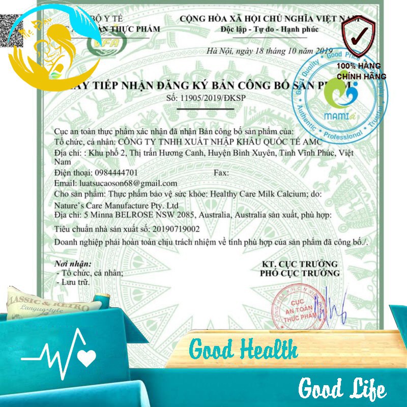 Kẹo nhai Canxi Vitamin D3 Healthy Care 🔥𝐍𝐄𝐖🔥 cho trẻ trên 2 tuổi chính hãng Úc mẫu mới shopnguyenanh88