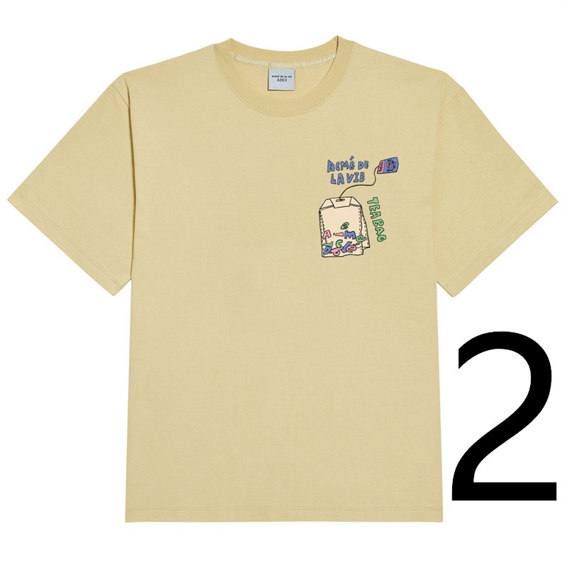 ADLV Áo Thun Tay Ngắn In Hình Thời Trang Dành Cho Nam Nữ