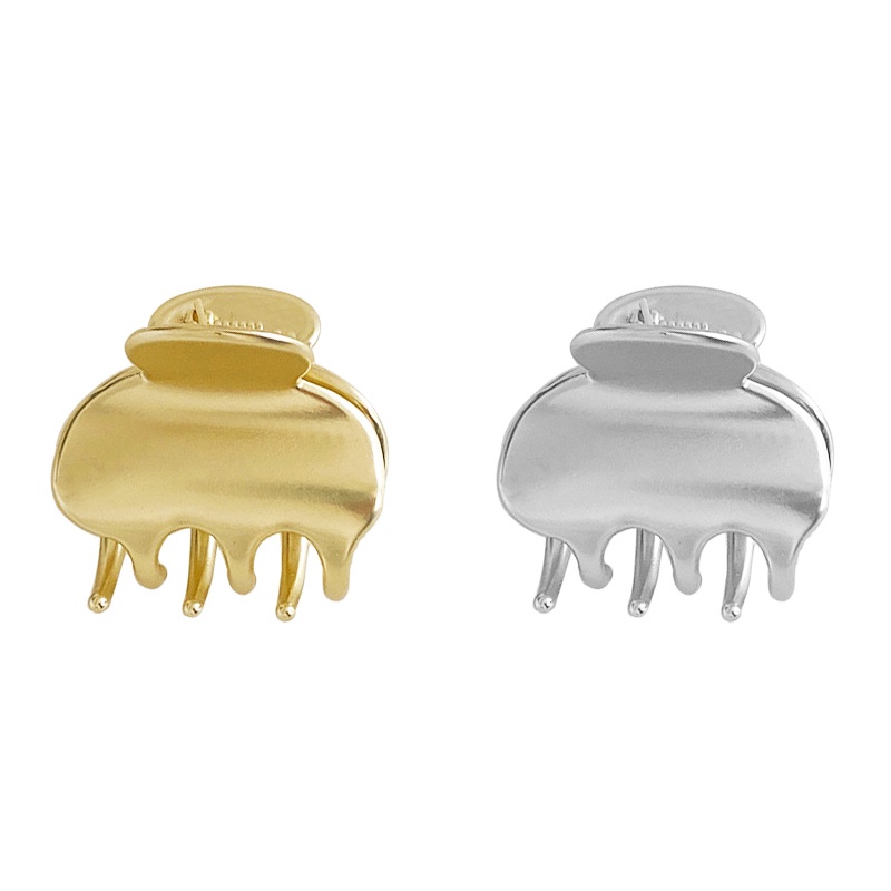 Kẹp Tóc Kim Loại Màu Vàng/Bạc Thời Trang Mới Nhất Cho Nữ