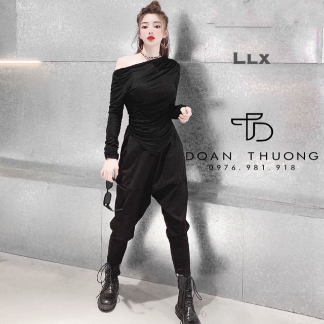 Quần nối tụt đũng