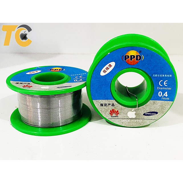 Cuộn chì hàn size 0.4 trọng lượng 50G, dụng cụ dùng để hàn các loại, bộ đồ nghề sửa chữa điện thoại iphone