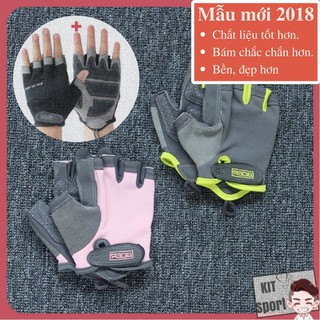 Găng tay tập tạ thể thao (Mẫu mới 2018) - Đồ Yoga Gym nam nữ