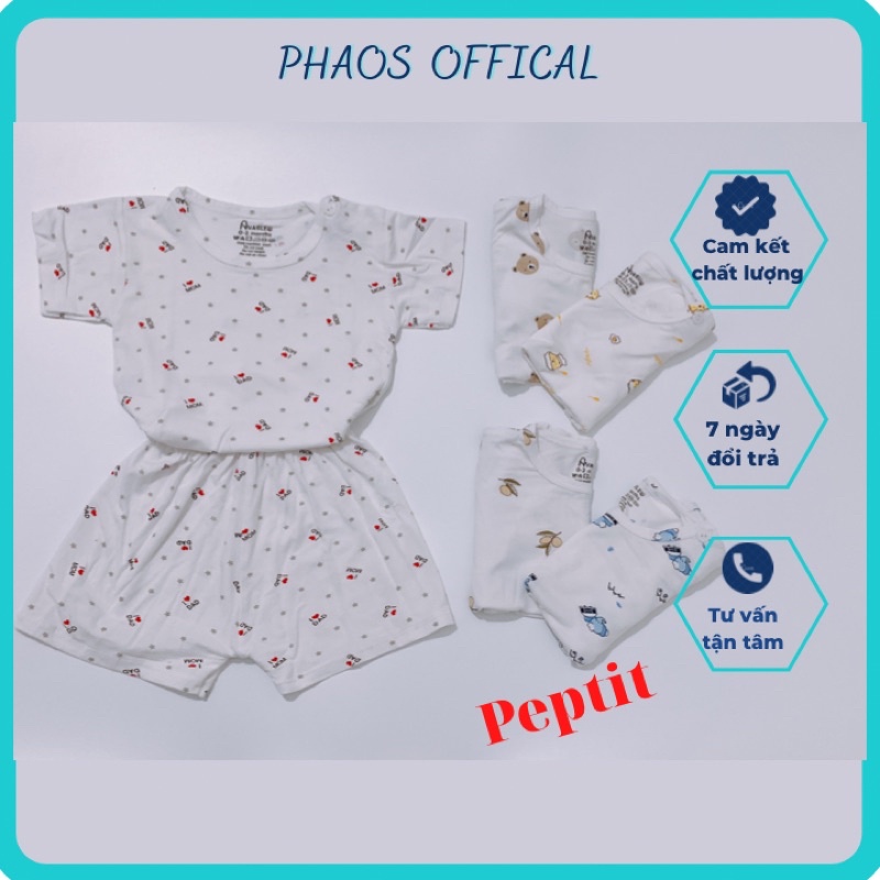 BỘ COTTON CỘC TAY CO GIÃN MÙA HÈ CHO BÉ NHIỀU HOẠ TIẾT, bộ cộc cho bé mềm mại