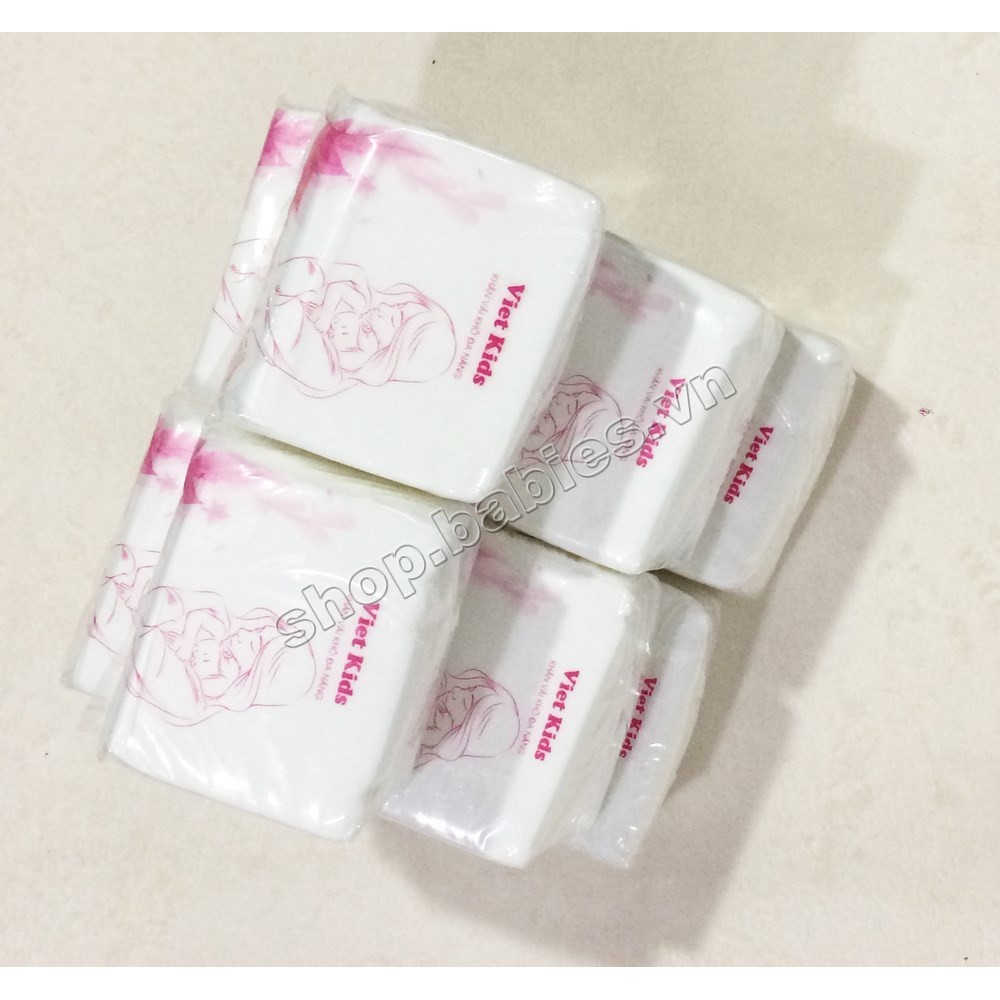 Khăn vải khô đa năng Viet Kids 165g 150 tờ