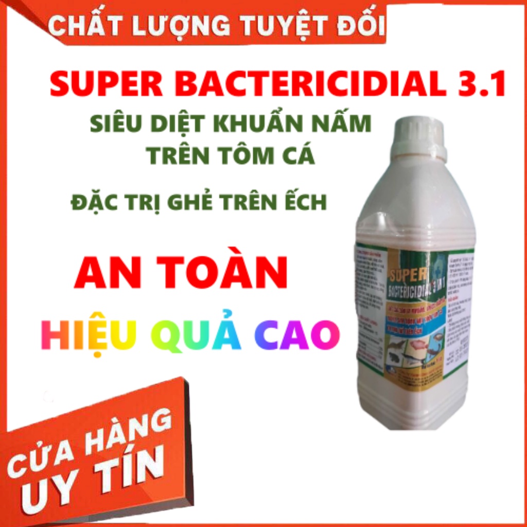 Siêu Diệt Khuẩn, Nấm, Virus Trên Tôm Cá - Super Bactericidial 3.1 - Thuốc Thủy Sản Minh Tuệ
